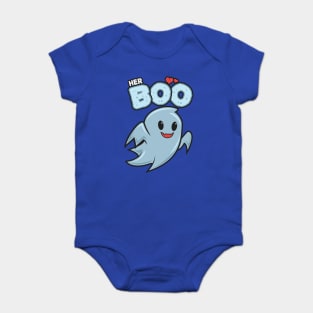 Halloween Costume Her Boo Ghost for Him Baby Bodysuit